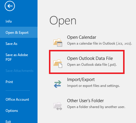 How to Backup Outlook Contacts in Microsoft Outlook 2016 ...