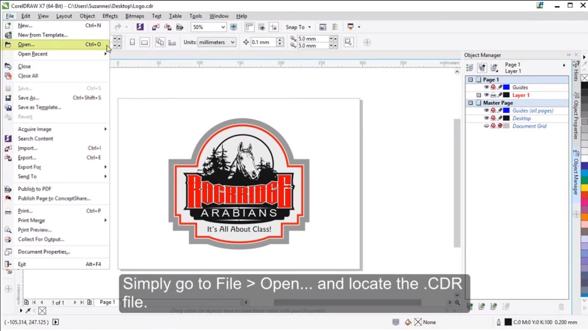 CorelDRAW Video Tip: Open and Import .CDR Files - Corel ...