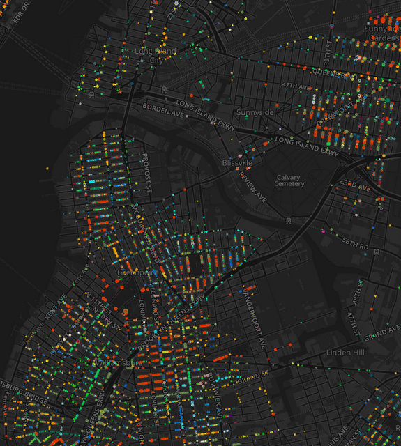 Fun Maps: Mapping NYC's Street Trees from the Tree Census ...
